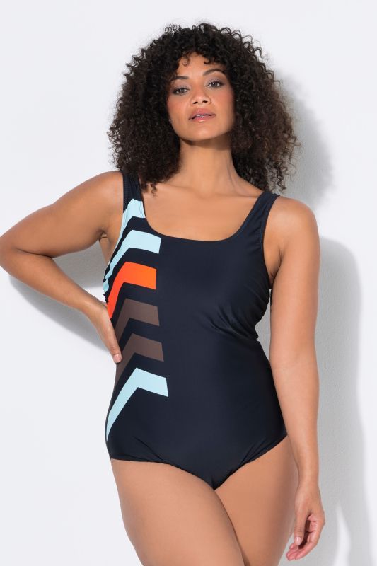 Statement Motif One-Piece Swimsuit