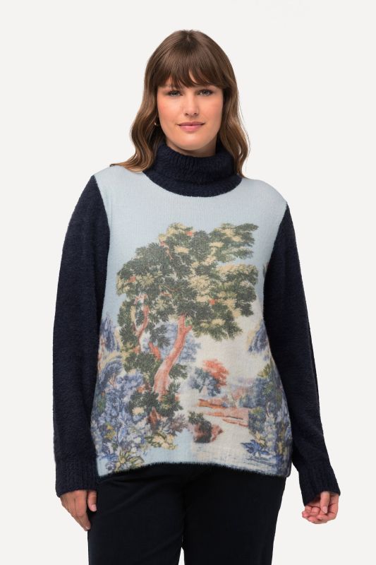 Landscape Design Turtleneck Sweater