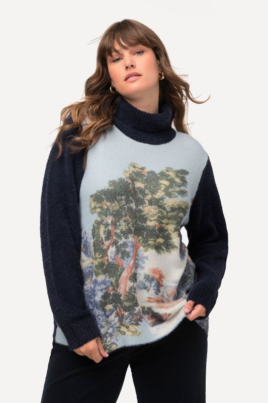 Landscape Design Turtleneck Sweater