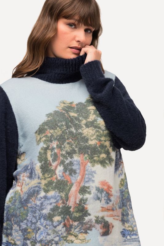 Landscape Design Turtleneck Sweater