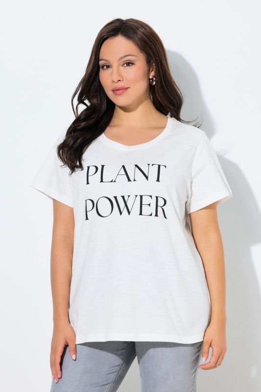 Plant Power Short Sleeve V-Neck Tee