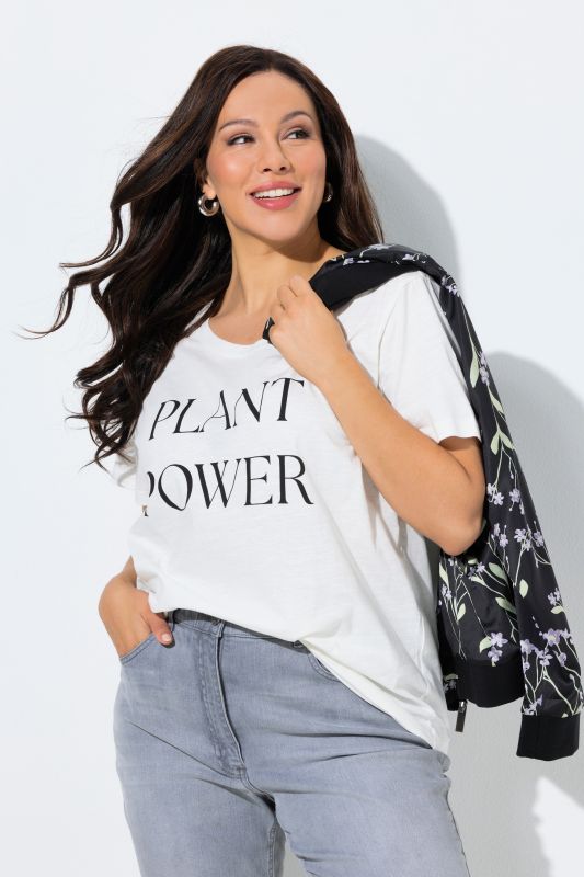 Plant Power Short Sleeve V-Neck Tee