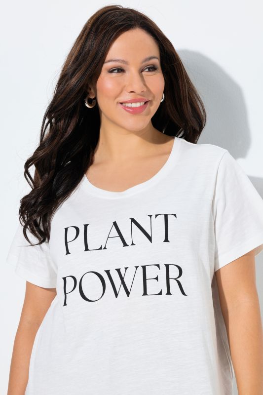 Plant Power Short Sleeve V-Neck Tee