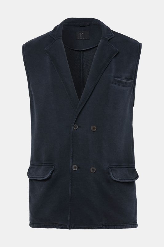 Sweat fabric gilet