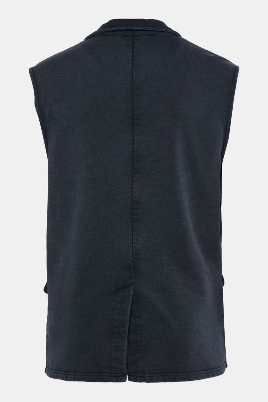 Sweat fabric gilet