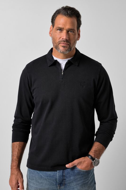 Long-sleeved polo shirt