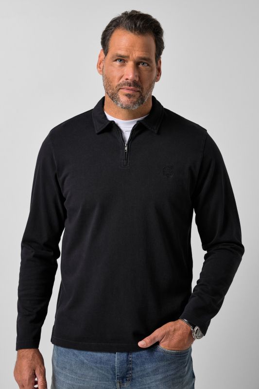 Long-sleeved polo shirt