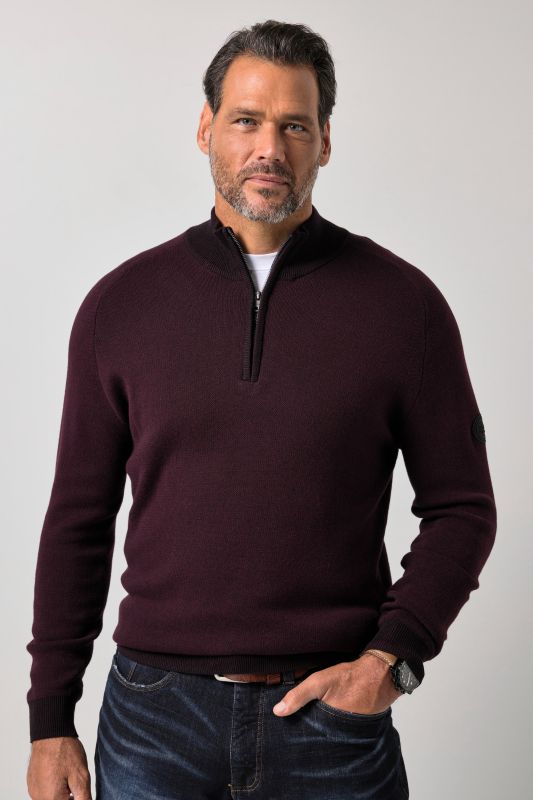 Half-zip sweater