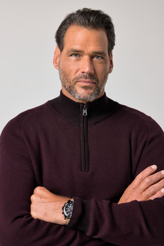 Half-zip sweater