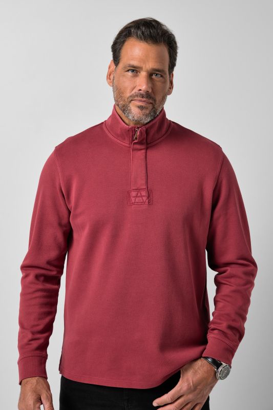Half-zip sweatshirt