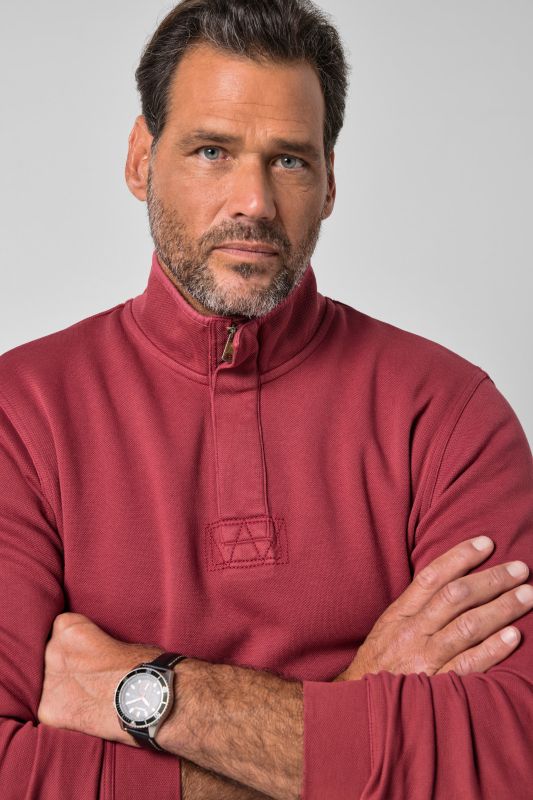 Half-zip sweatshirt