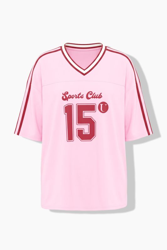 Oversized 3/4 Sleeve Jersey