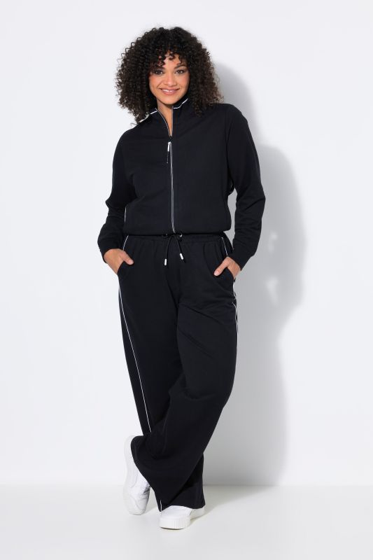 Side Stripe Elastic Waist Sweatpants