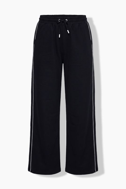 Side Stripe Elastic Waist Sweatpants