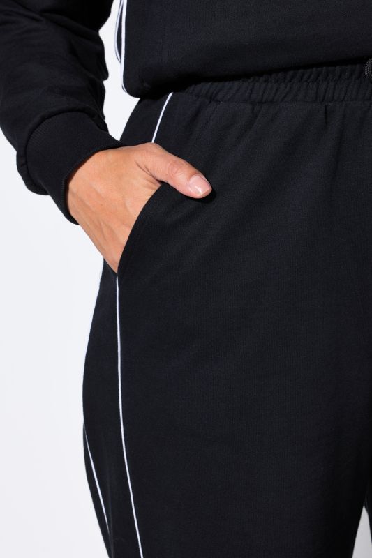 Side Stripe Elastic Waist Sweatpants