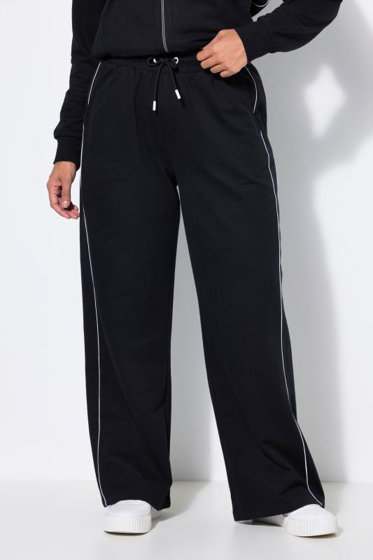 Side Stripe Elastic Waist Sweatpants