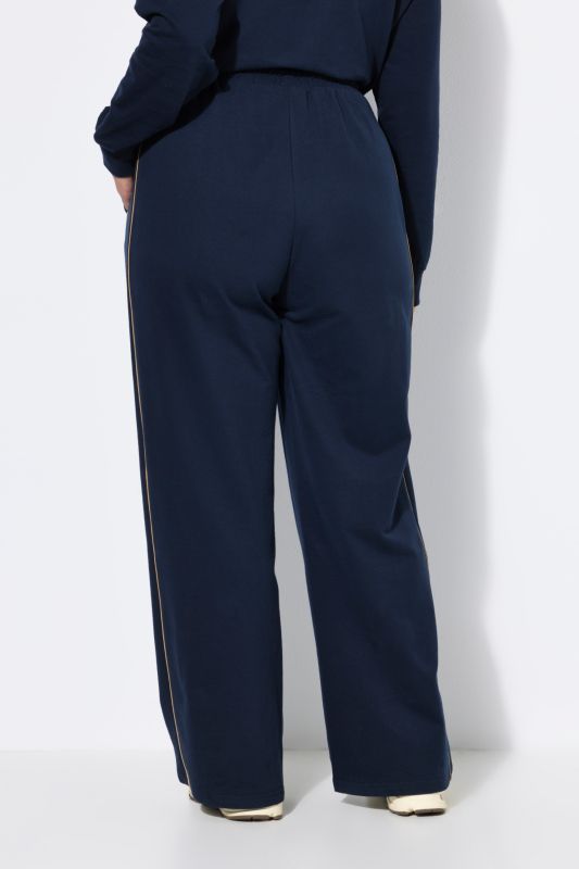 Side Stripe Elastic Waist Sweatpants