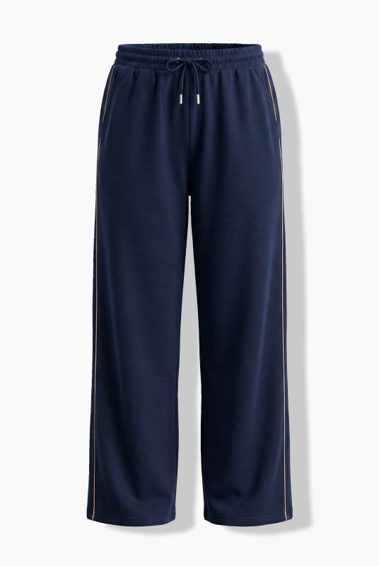 Side Stripe Elastic Waist Sweatpants