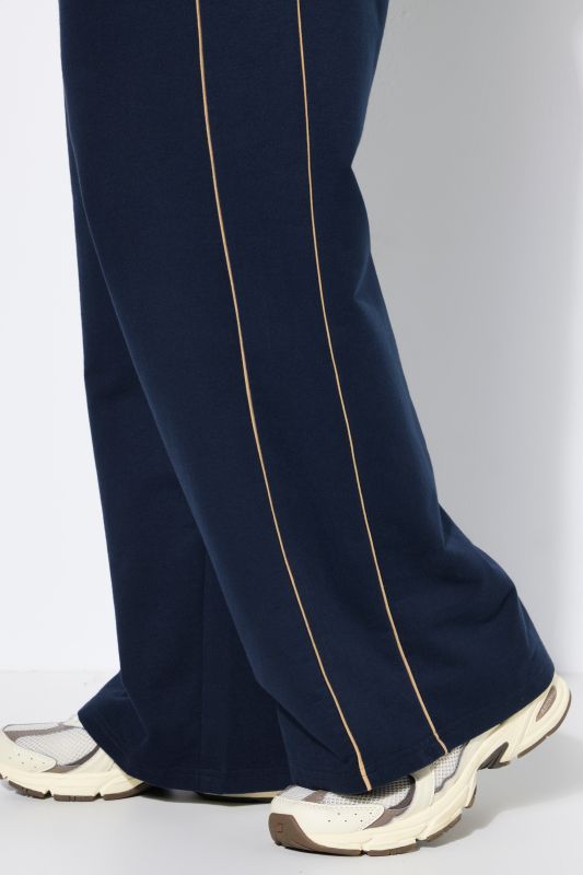 Side Stripe Elastic Waist Sweatpants