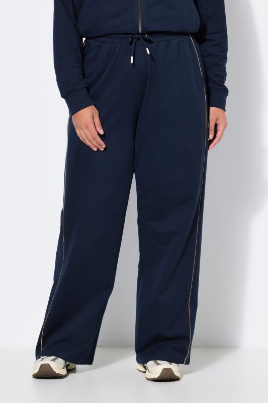 Side Stripe Elastic Waist Sweatpants