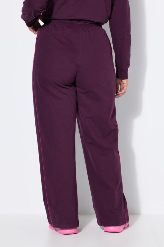 Side Stripe Elastic Waist Sweatpants
