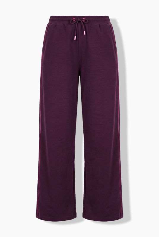 Side Stripe Elastic Waist Sweatpants