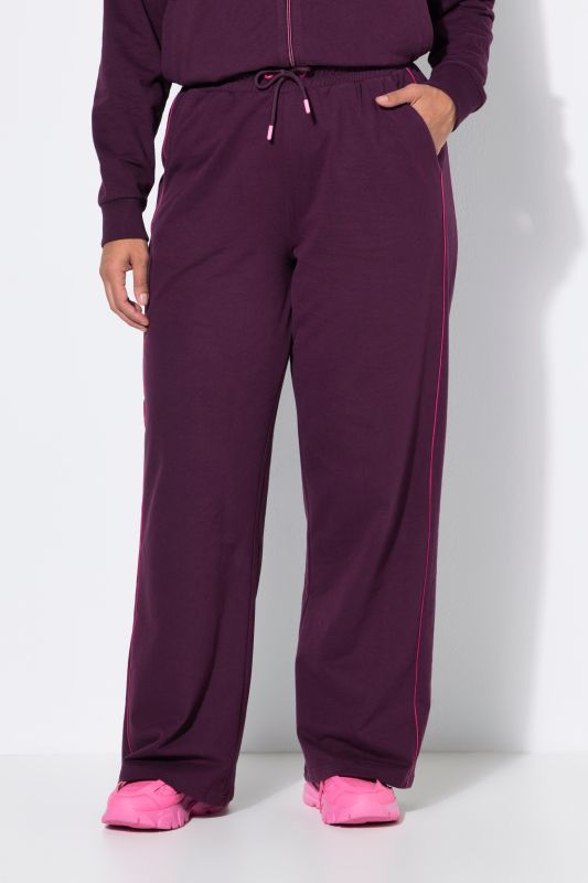 Side Stripe Elastic Waist Sweatpants