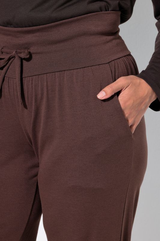 Drawstring Waist Stretch Fit Yoga Pants