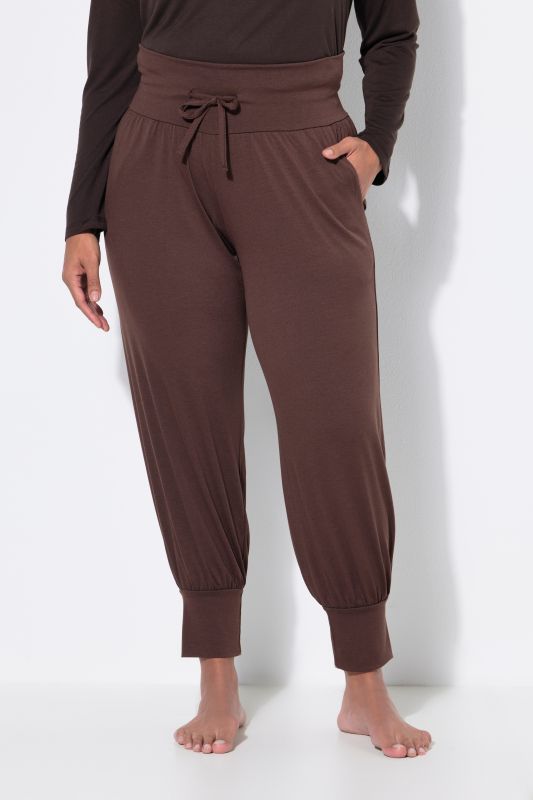 Drawstring Waist Stretch Fit Yoga Pants