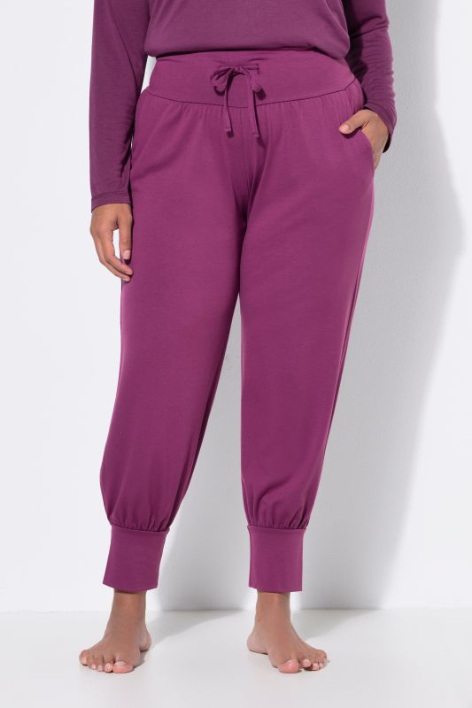 Drawstring Waist Stretch Fit Yoga Pants