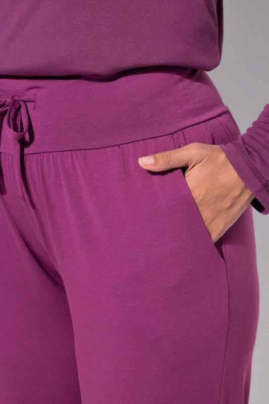 Drawstring Waist Stretch Fit Yoga Pants