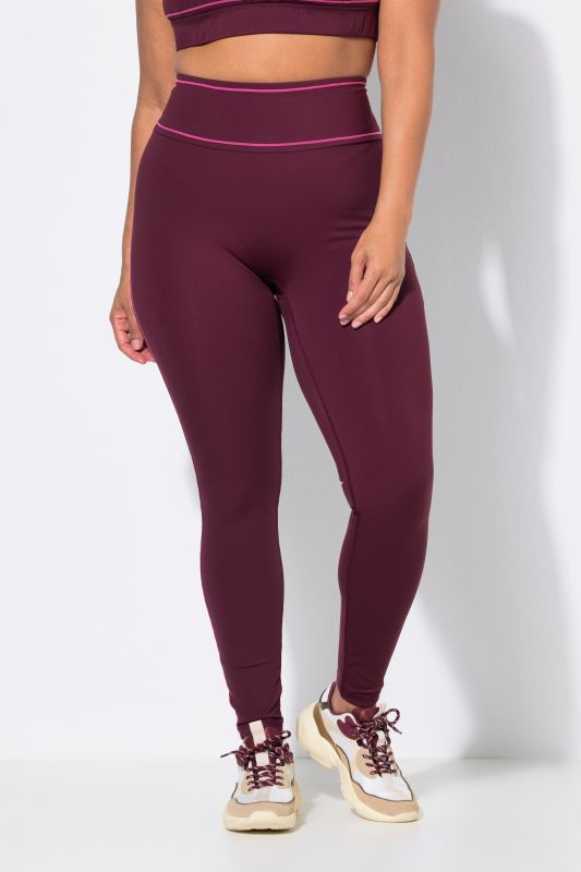 Contrast Piping Performance Leggings