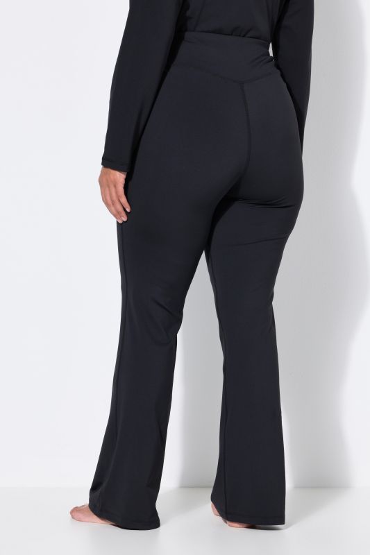 Pointed Waistband Bootcut Yoga Leggings