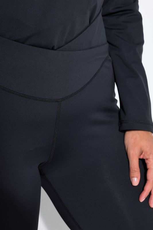 Pointed Waistband Bootcut Yoga Leggings