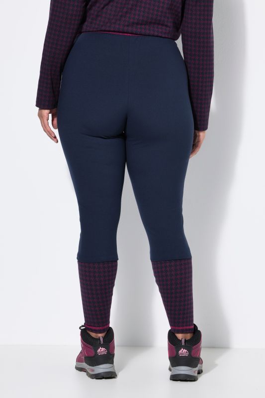 Contrast Piping Thermal Leggings