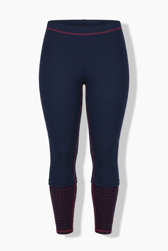 Contrast Piping Thermal Leggings