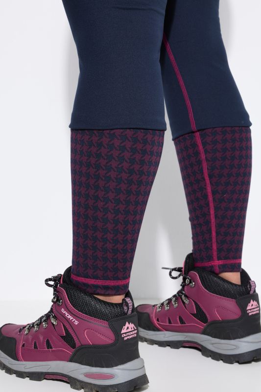 Contrast Piping Thermal Leggings