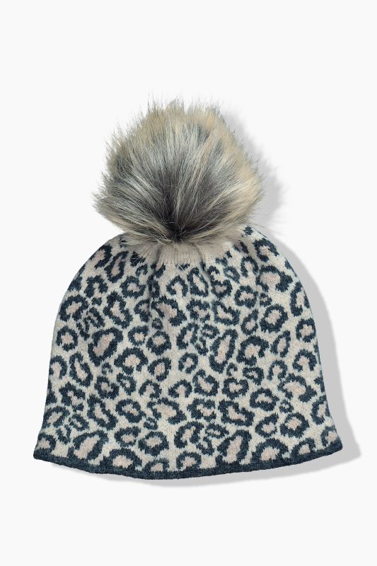 Leopard-print hat