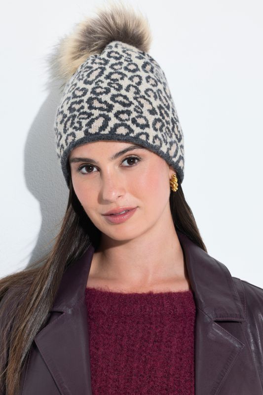 Leopard-print hat