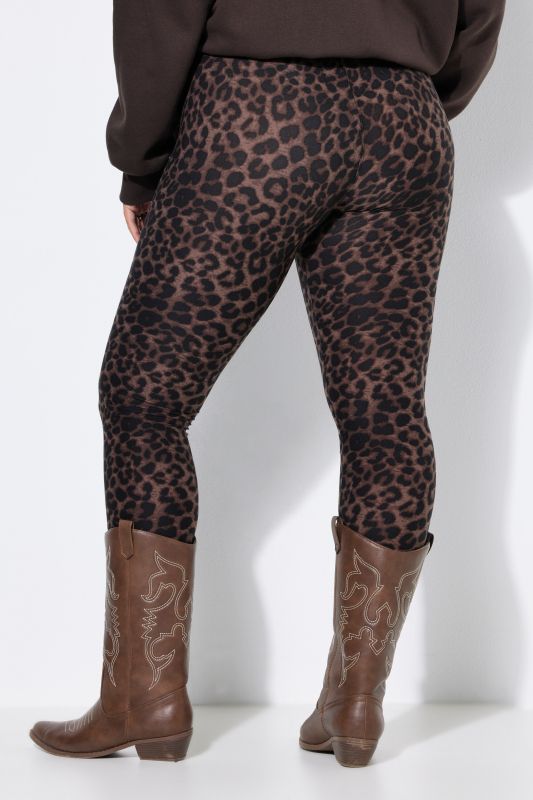 Leopard Print Cropped Leggings