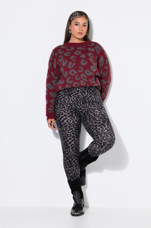 Leopard Print Cropped Leggings
