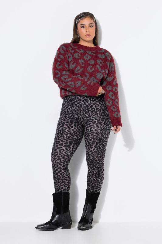 Leopard Print Cropped Leggings