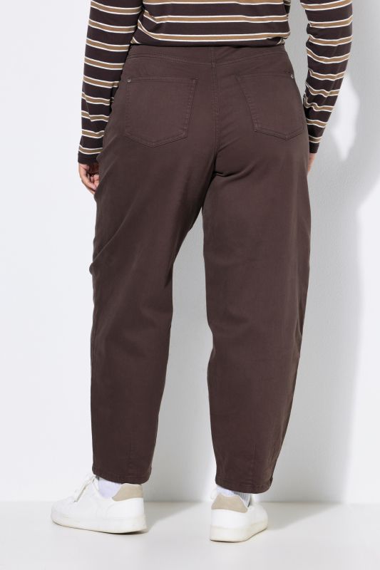 5-pocket stretchy twill balloon fit jeans