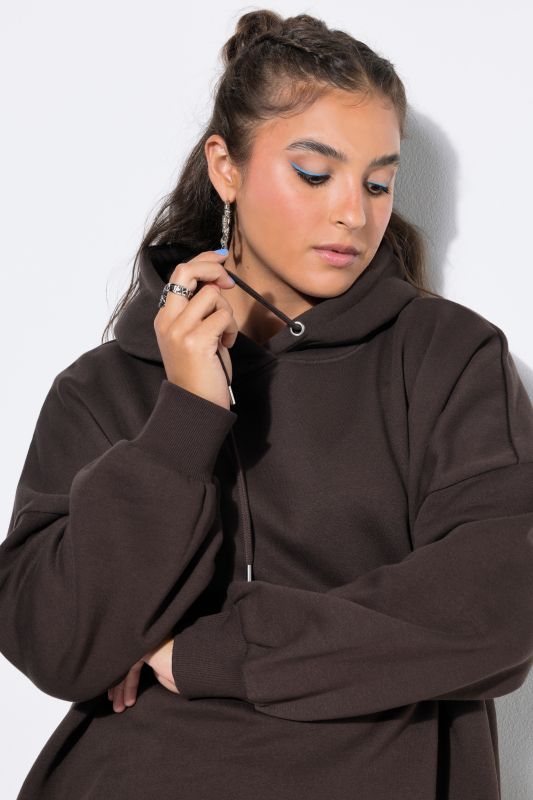 Hoodie, oversize shape, hood