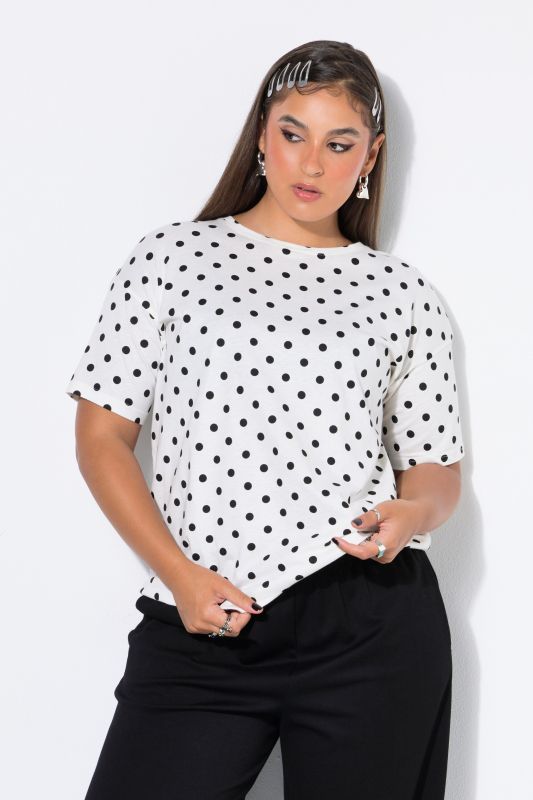 Short Sleeve Polka Dot Tee