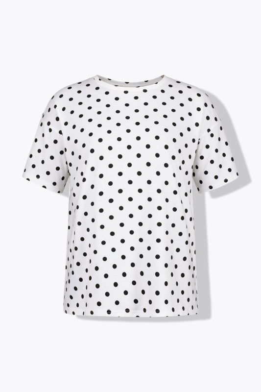 Short Sleeve Polka Dot Tee