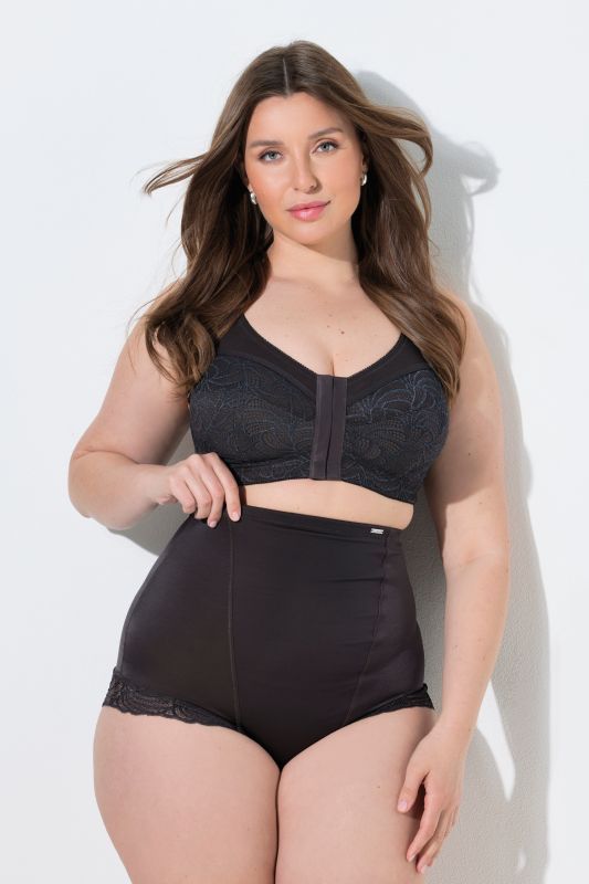 Lace Bottom High Waist Body Shaping Panty