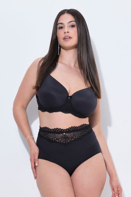 TruYou 3 Pack Lace Trim Maxi Briefs