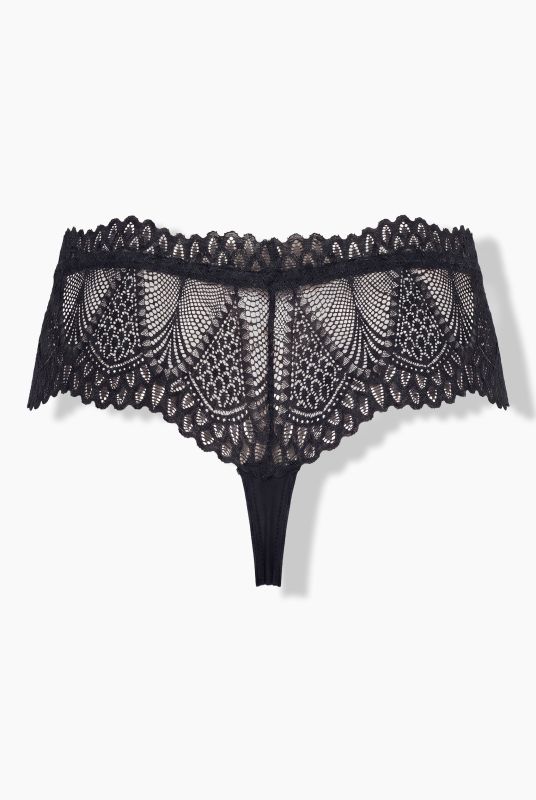 TruYou 3 Pack Lace Panel Thongs
