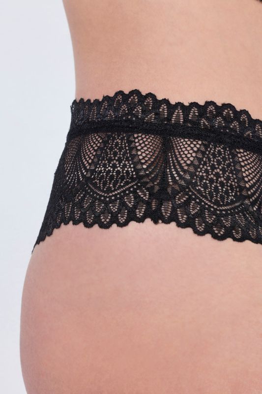 TruYou 3 Pack Lace Panel Thongs